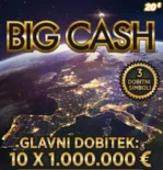 slika srečka Big Cash sprednja stran