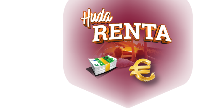 Huda renta ozadje
