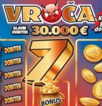 slika srečka Vroča 7 sprednja stran