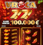 slika srečka Vroča 77 sprednja stran