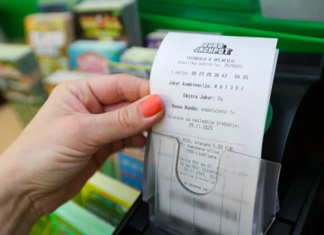Potrdilo o vplačilu Eurojackpot