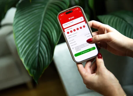 Vplačilo Lota prek mobilne aplikacije