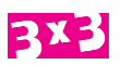 3x3 logo